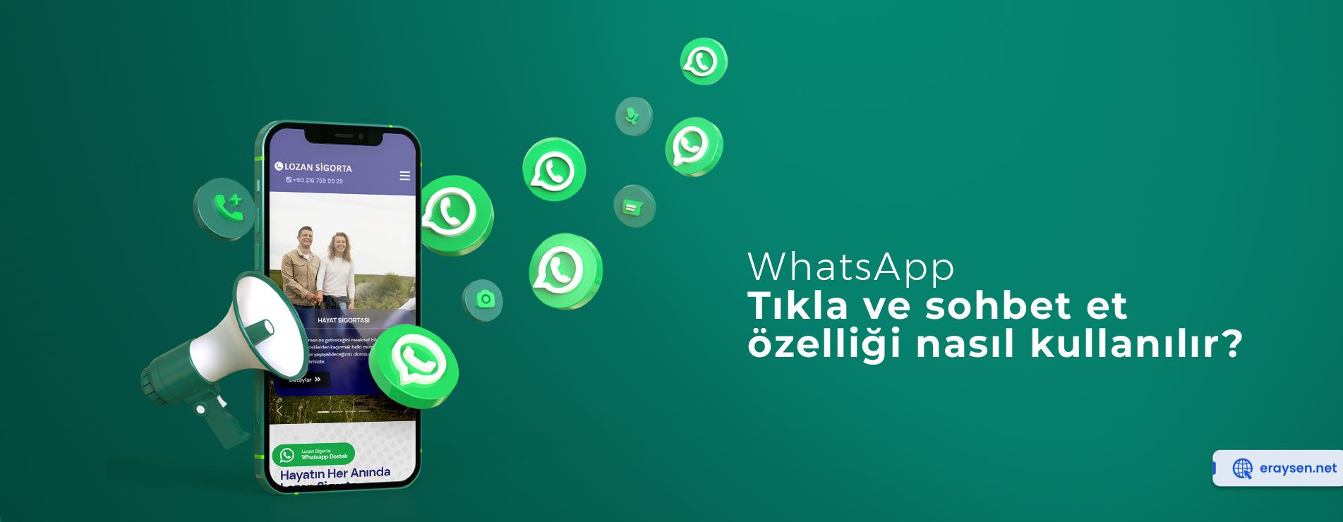 WhatsApp’ın tıkla ve sohbet et özelliği nasıl kullanılır?